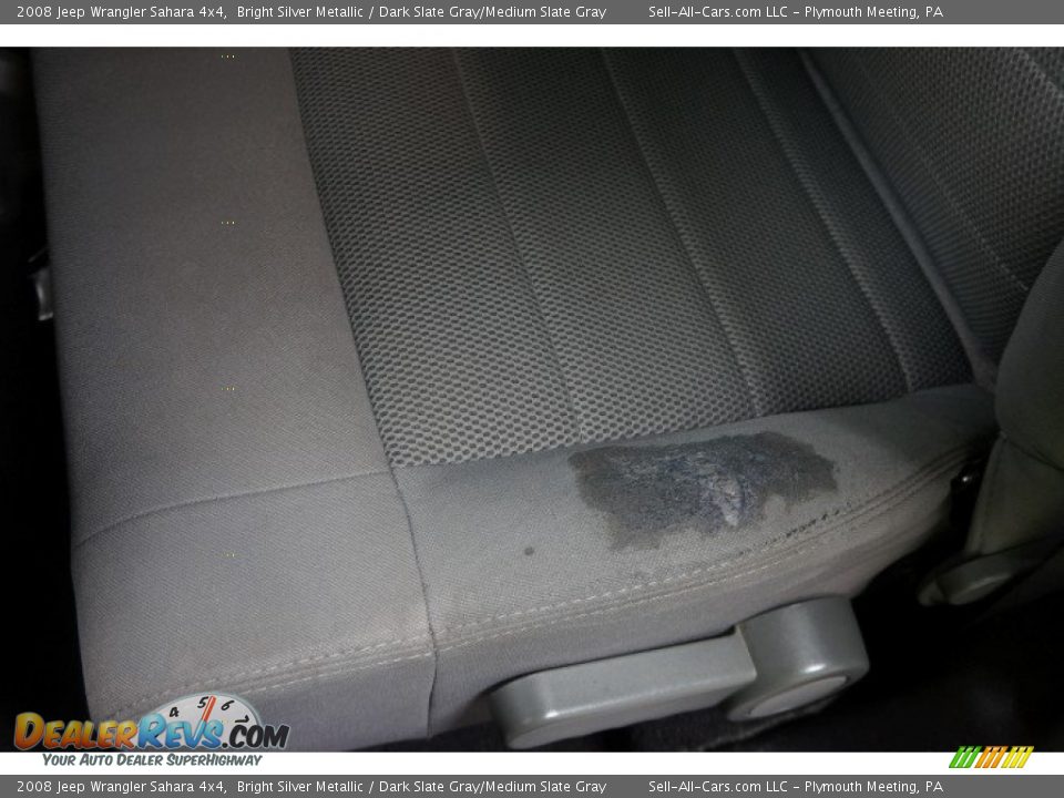 2008 Jeep Wrangler Sahara 4x4 Bright Silver Metallic / Dark Slate Gray/Medium Slate Gray Photo #22