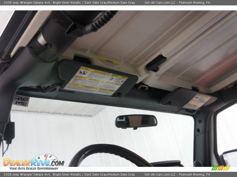 2008 Jeep Wrangler Sahara 4x4 Bright Silver Metallic / Dark Slate Gray/Medium Slate Gray Photo #24