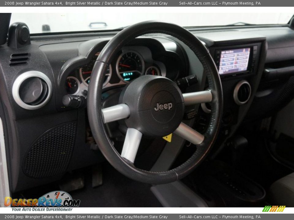 2008 Jeep Wrangler Sahara 4x4 Bright Silver Metallic / Dark Slate Gray/Medium Slate Gray Photo #26