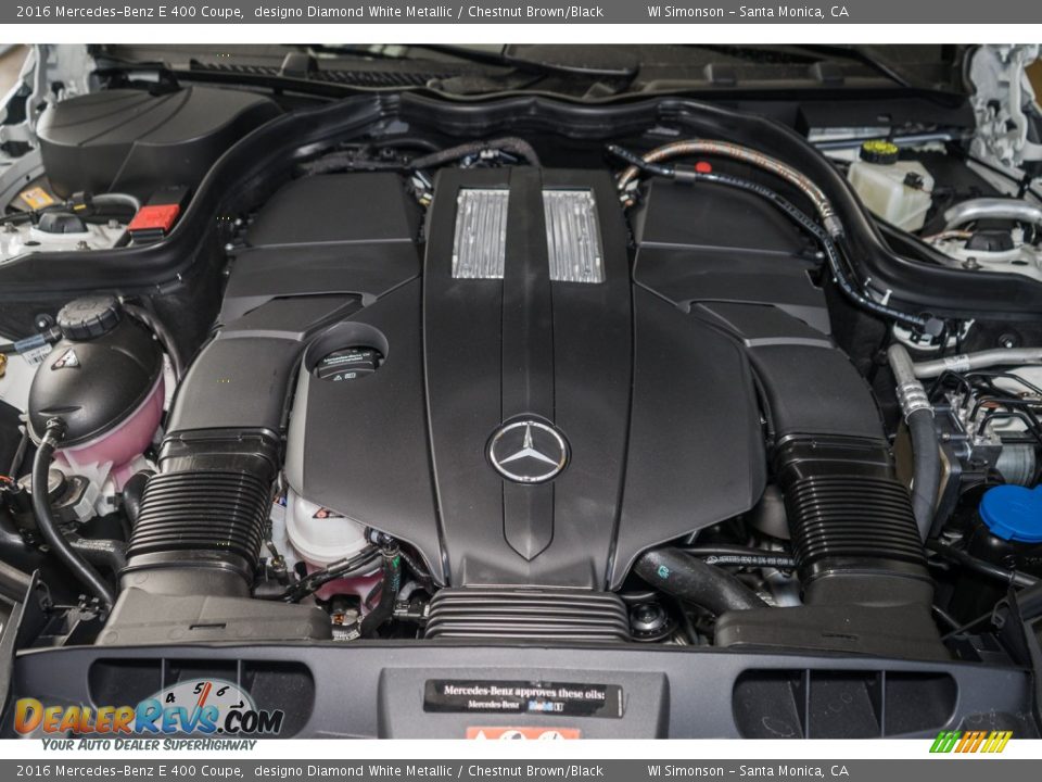 2016 Mercedes-Benz E 400 Coupe designo Diamond White Metallic / Chestnut Brown/Black Photo #9