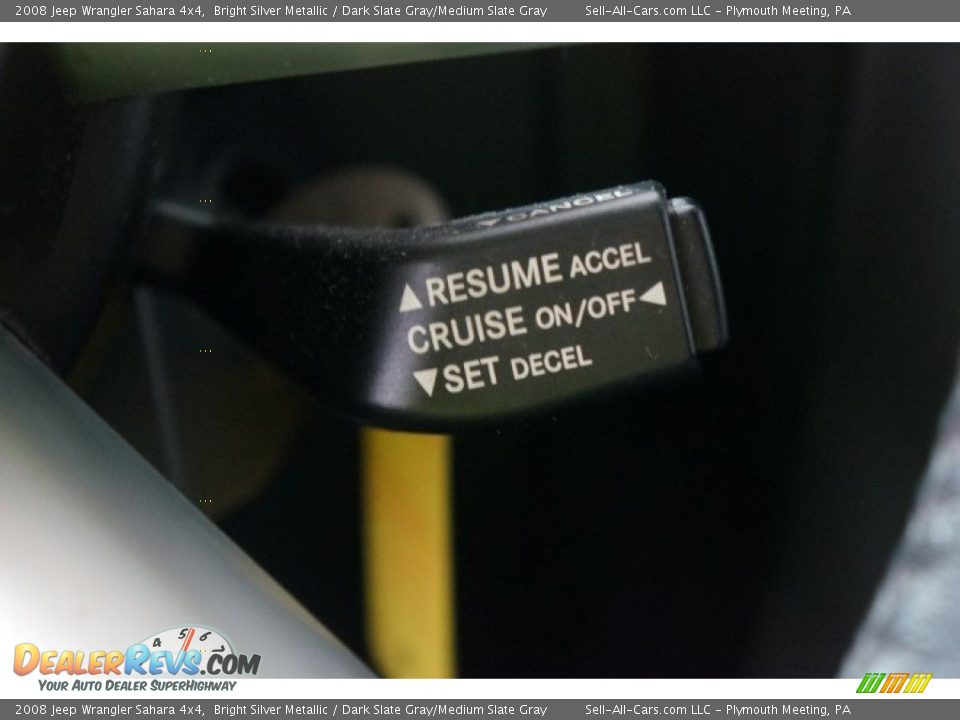 2008 Jeep Wrangler Sahara 4x4 Bright Silver Metallic / Dark Slate Gray/Medium Slate Gray Photo #27