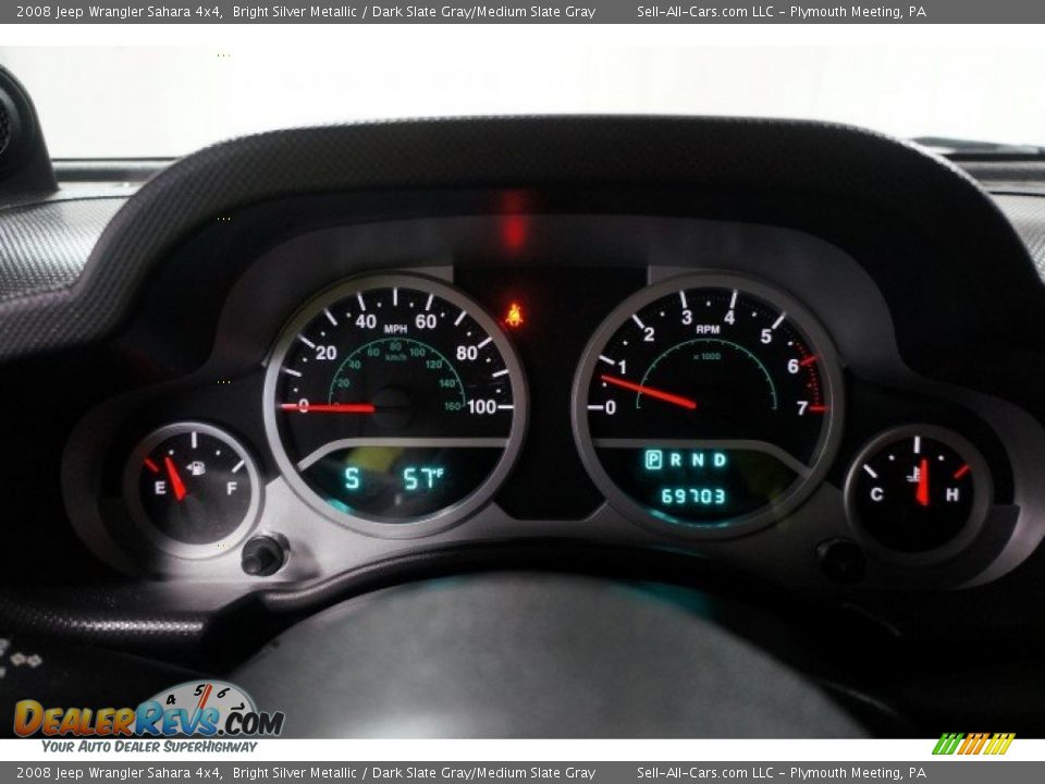 2008 Jeep Wrangler Sahara 4x4 Bright Silver Metallic / Dark Slate Gray/Medium Slate Gray Photo #30