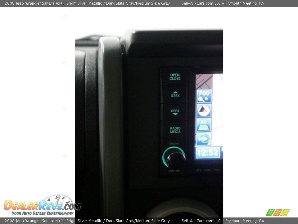 2008 Jeep Wrangler Sahara 4x4 Bright Silver Metallic / Dark Slate Gray/Medium Slate Gray Photo #34