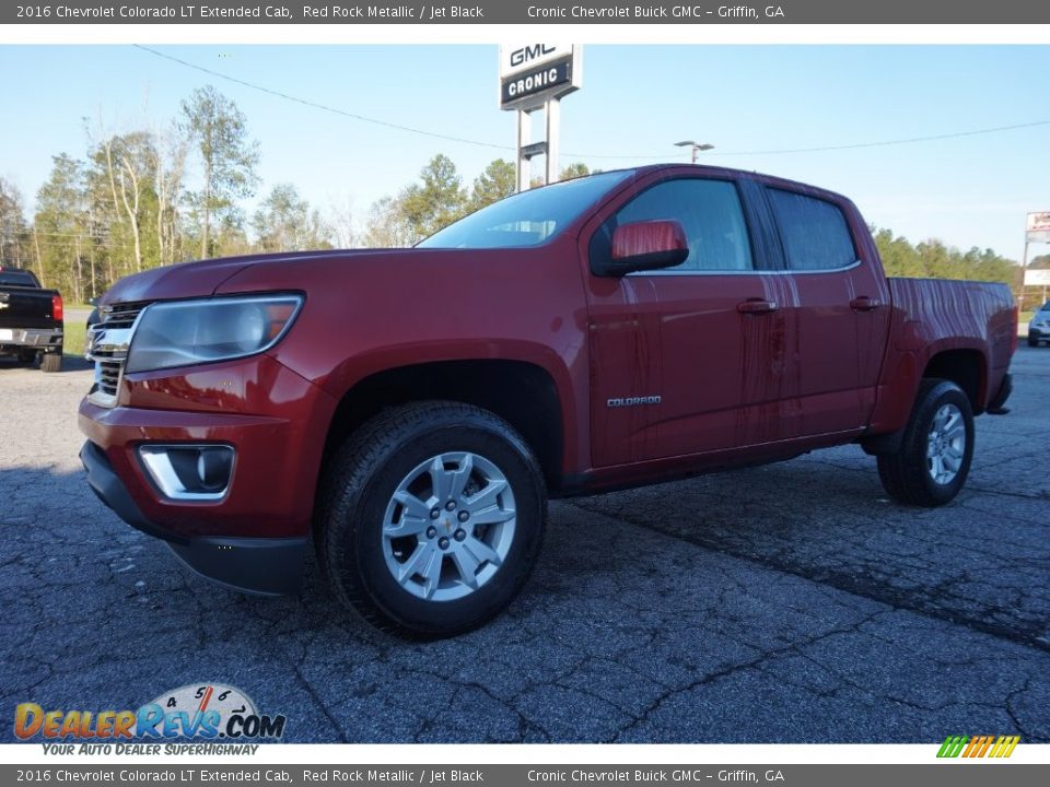 2016 Chevrolet Colorado LT Extended Cab Red Rock Metallic / Jet Black Photo #3
