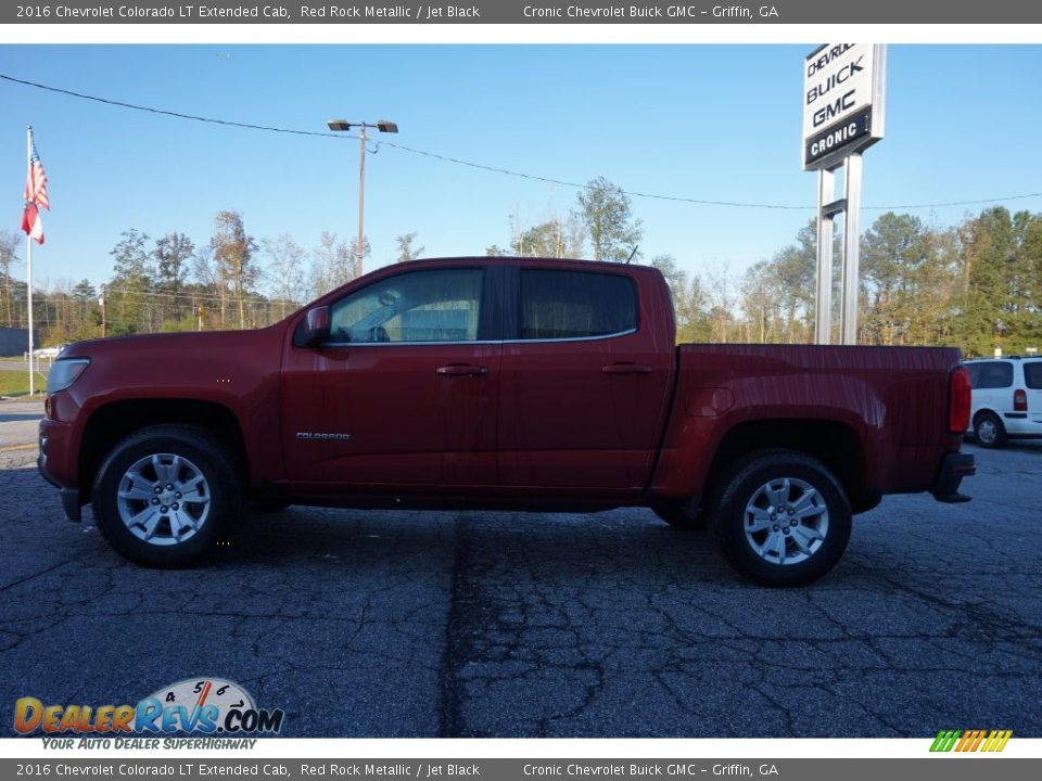 2016 Chevrolet Colorado LT Extended Cab Red Rock Metallic / Jet Black Photo #4