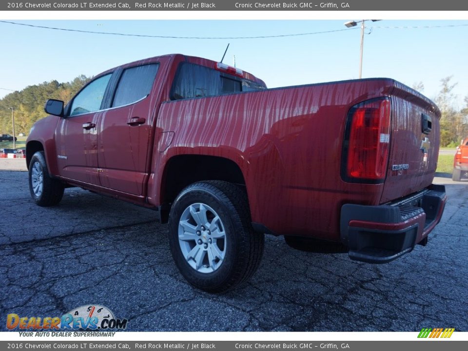 2016 Chevrolet Colorado LT Extended Cab Red Rock Metallic / Jet Black Photo #5