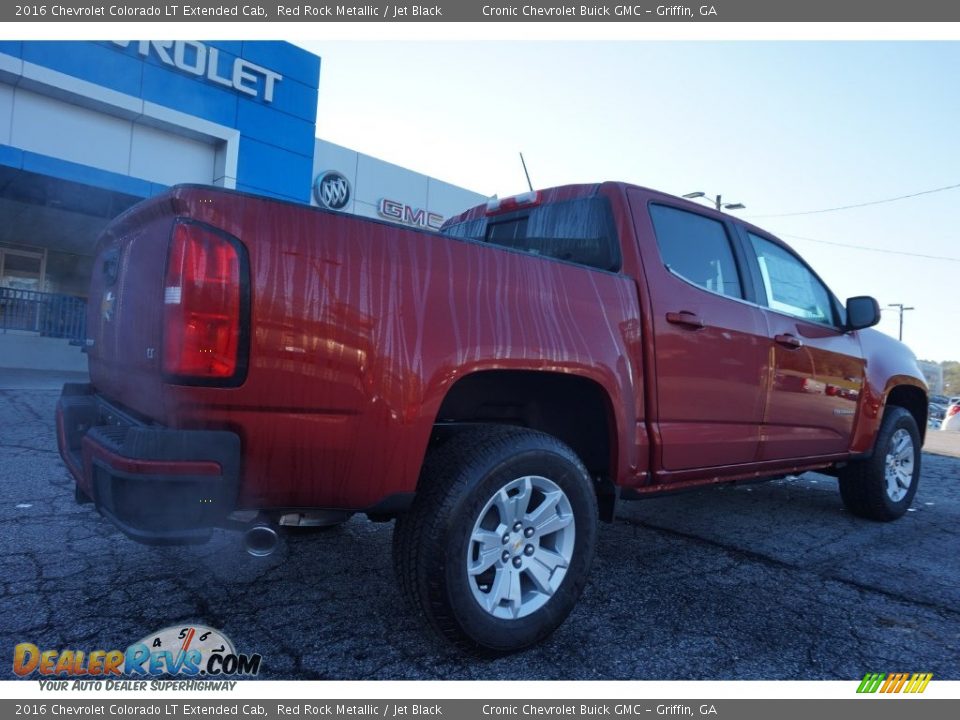 2016 Chevrolet Colorado LT Extended Cab Red Rock Metallic / Jet Black Photo #7