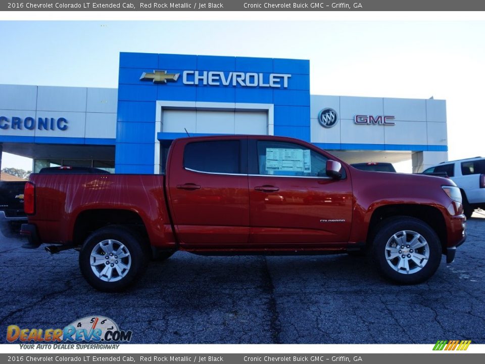 2016 Chevrolet Colorado LT Extended Cab Red Rock Metallic / Jet Black Photo #8