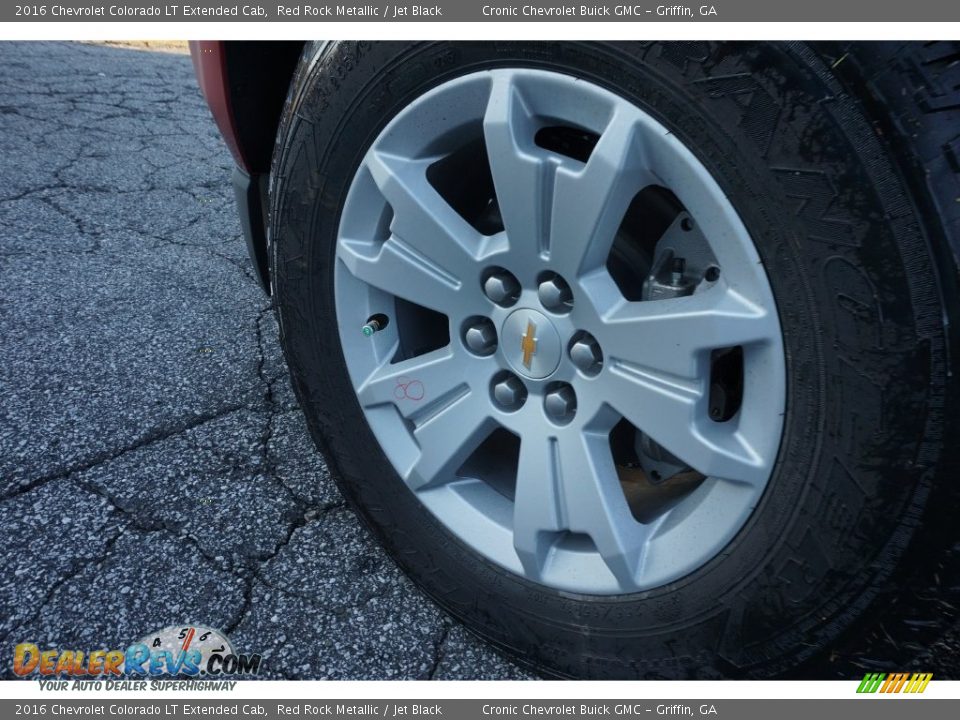 2016 Chevrolet Colorado LT Extended Cab Red Rock Metallic / Jet Black Photo #11