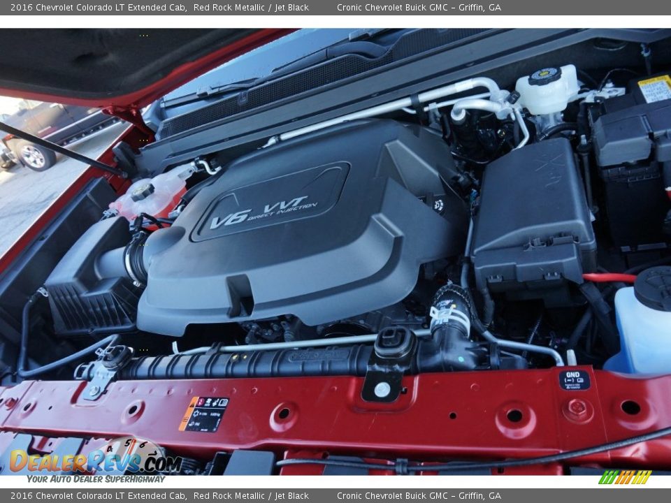 2016 Chevrolet Colorado LT Extended Cab Red Rock Metallic / Jet Black Photo #12