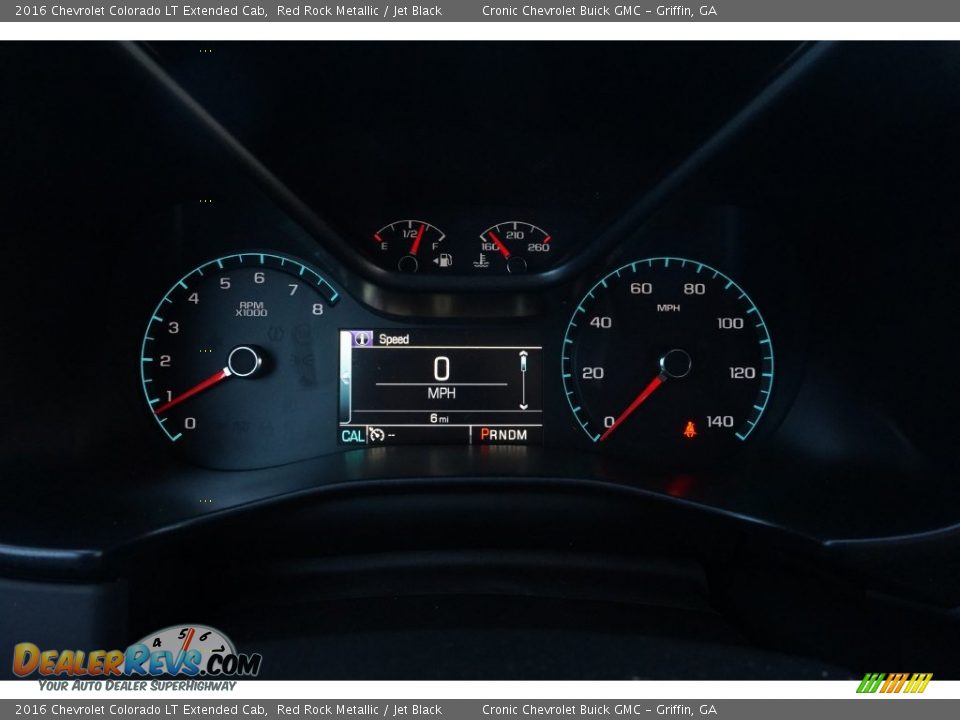 2016 Chevrolet Colorado LT Extended Cab Red Rock Metallic / Jet Black Photo #13