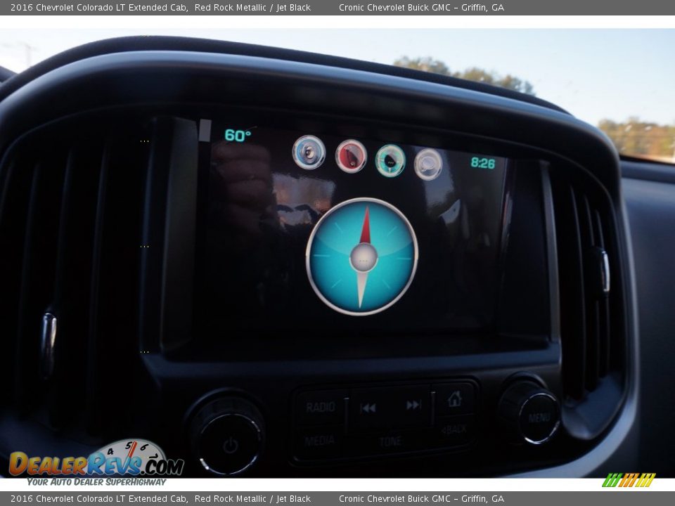 2016 Chevrolet Colorado LT Extended Cab Red Rock Metallic / Jet Black Photo #14