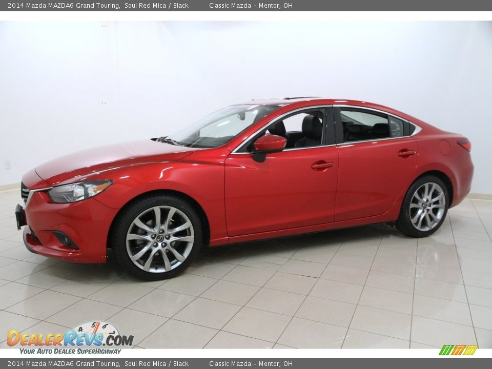 2014 Mazda MAZDA6 Grand Touring Soul Red Mica / Black Photo #3