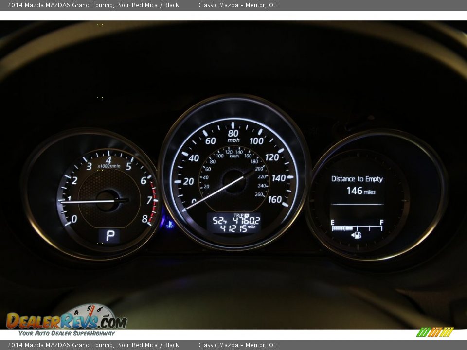 2014 Mazda MAZDA6 Grand Touring Soul Red Mica / Black Photo #7
