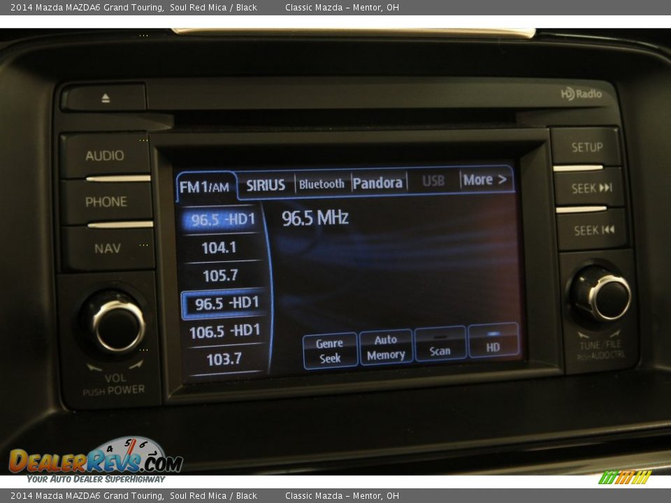 2014 Mazda MAZDA6 Grand Touring Soul Red Mica / Black Photo #9