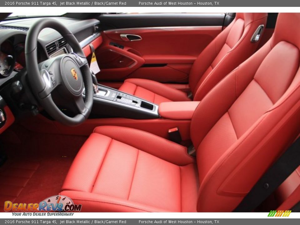 Front Seat of 2016 Porsche 911 Targa 4S Photo #22