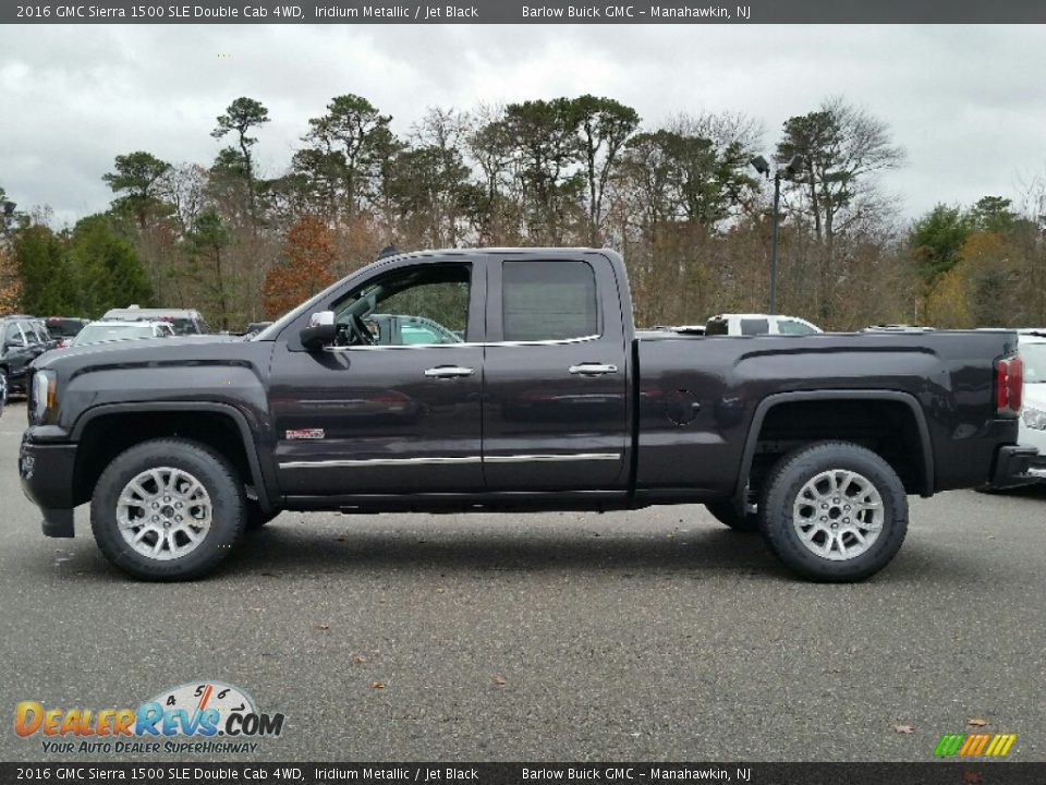 Iridium Metallic 2016 GMC Sierra 1500 SLE Double Cab 4WD Photo #3