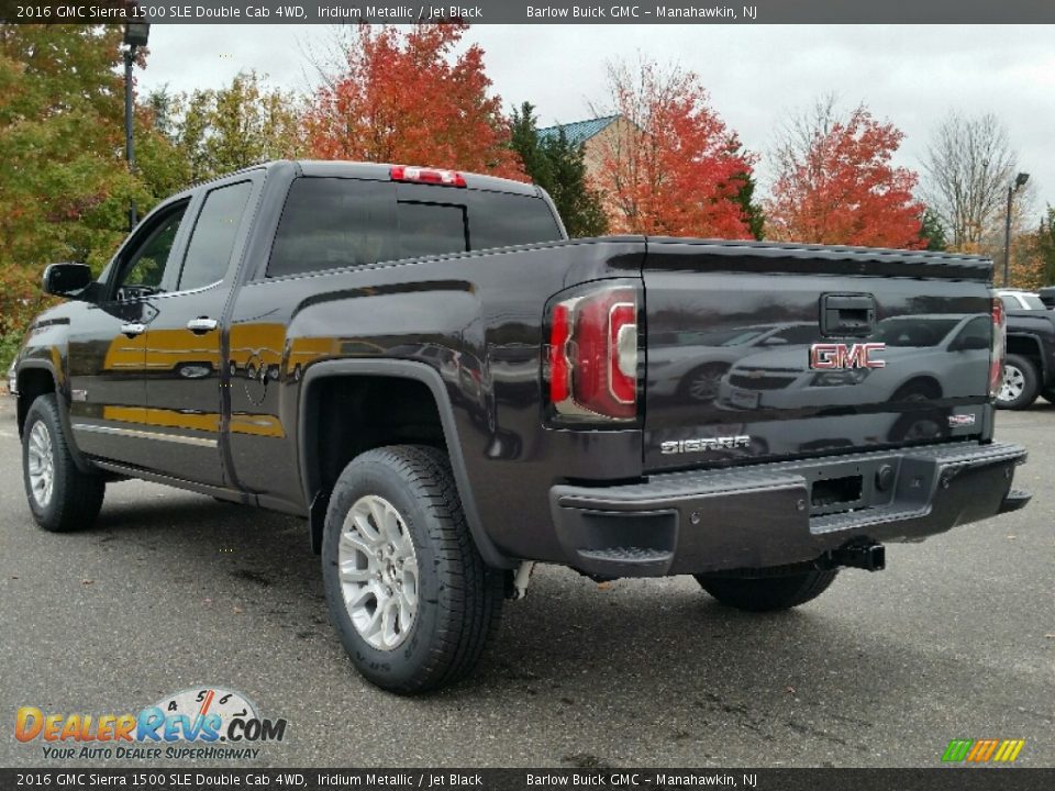 2016 GMC Sierra 1500 SLE Double Cab 4WD Iridium Metallic / Jet Black Photo #4