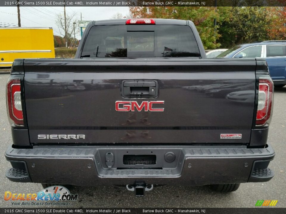 2016 GMC Sierra 1500 SLE Double Cab 4WD Iridium Metallic / Jet Black Photo #5