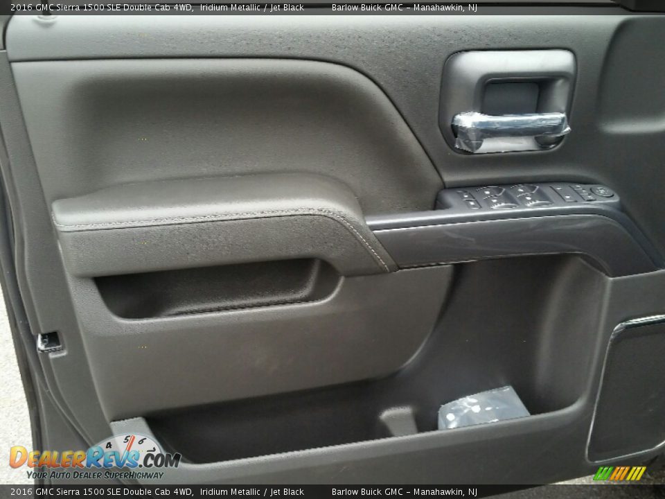 2016 GMC Sierra 1500 SLE Double Cab 4WD Iridium Metallic / Jet Black Photo #7