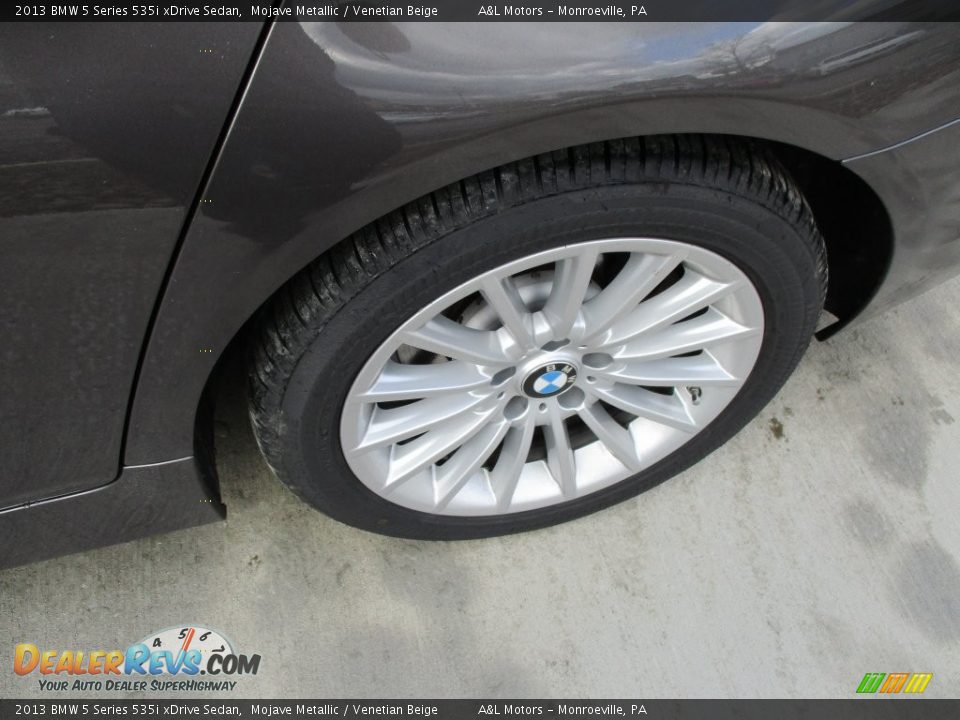 2013 BMW 5 Series 535i xDrive Sedan Mojave Metallic / Venetian Beige Photo #3