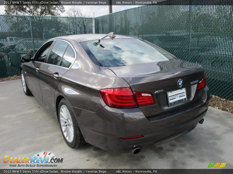 2013 BMW 5 Series 535i xDrive Sedan Mojave Metallic / Venetian Beige Photo #4