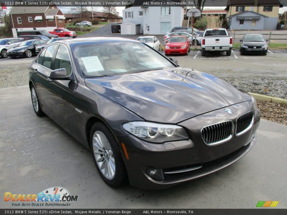 2013 BMW 5 Series 535i xDrive Sedan Mojave Metallic / Venetian Beige Photo #7