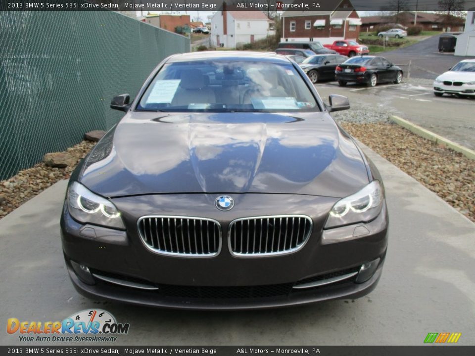2013 BMW 5 Series 535i xDrive Sedan Mojave Metallic / Venetian Beige Photo #8