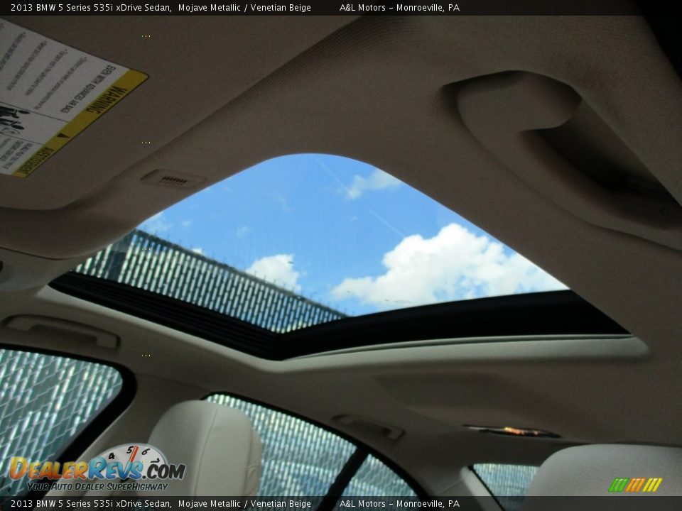 2013 BMW 5 Series 535i xDrive Sedan Mojave Metallic / Venetian Beige Photo #11