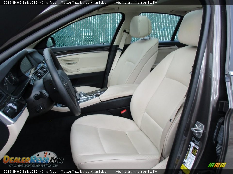 2013 BMW 5 Series 535i xDrive Sedan Mojave Metallic / Venetian Beige Photo #12