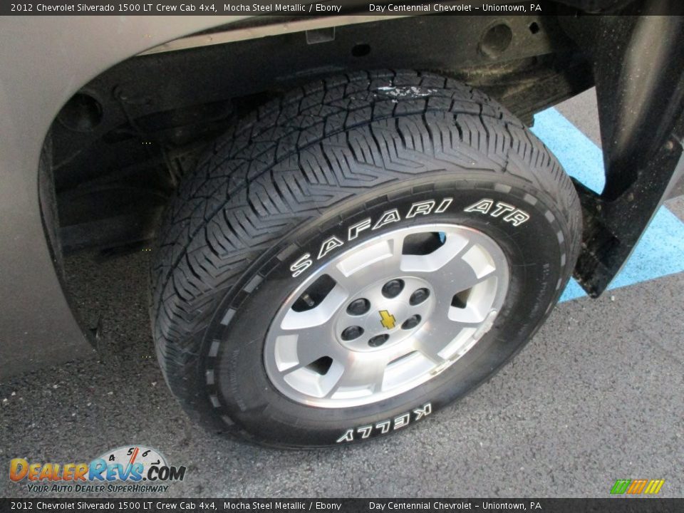2012 Chevrolet Silverado 1500 LT Crew Cab 4x4 Mocha Steel Metallic / Ebony Photo #3