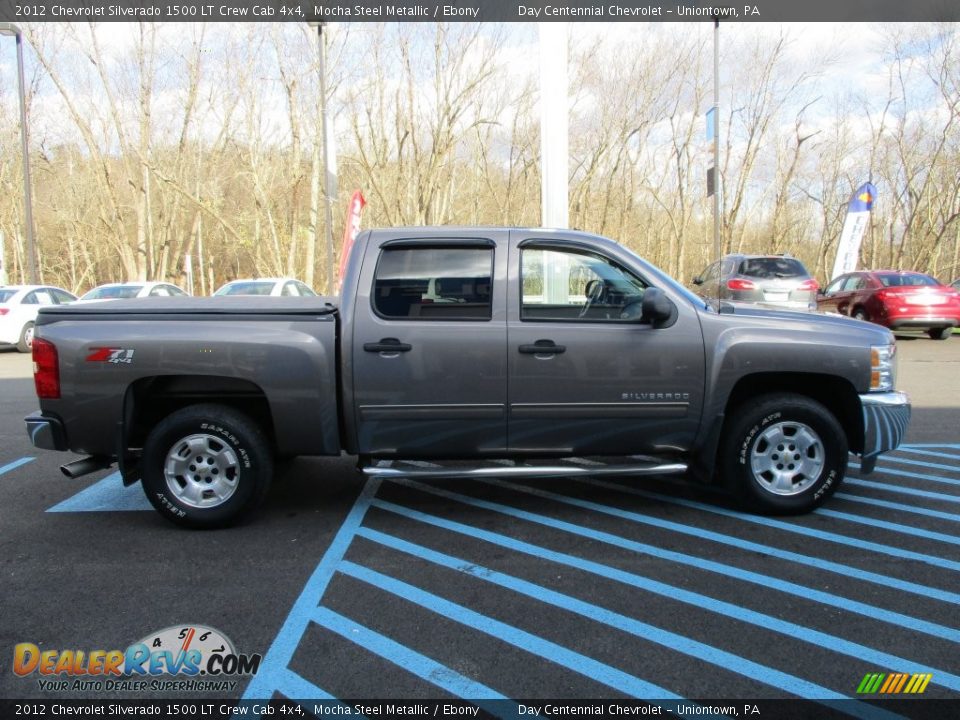 2012 Chevrolet Silverado 1500 LT Crew Cab 4x4 Mocha Steel Metallic / Ebony Photo #13