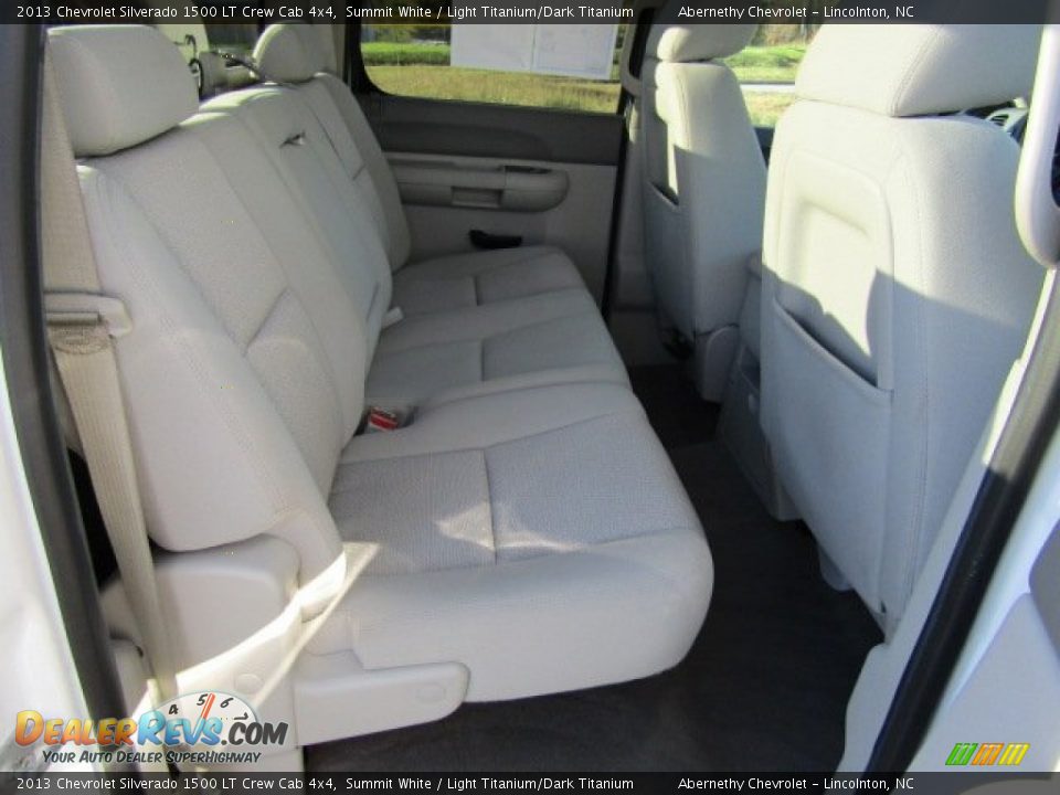 2013 Chevrolet Silverado 1500 LT Crew Cab 4x4 Summit White / Light Titanium/Dark Titanium Photo #16