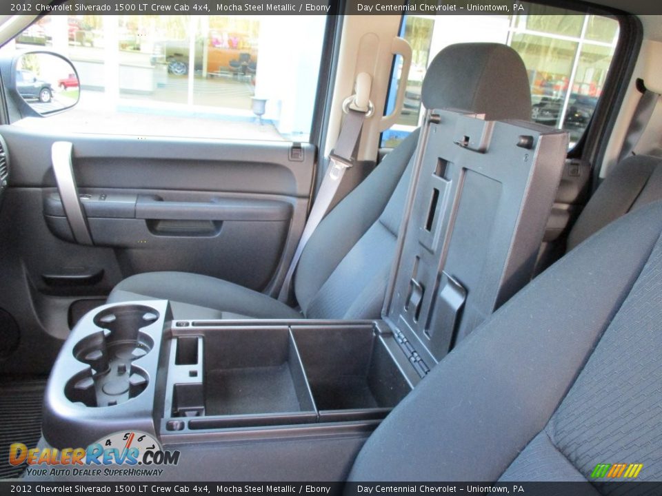 2012 Chevrolet Silverado 1500 LT Crew Cab 4x4 Mocha Steel Metallic / Ebony Photo #28