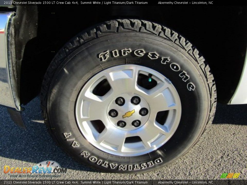 2013 Chevrolet Silverado 1500 LT Crew Cab 4x4 Summit White / Light Titanium/Dark Titanium Photo #21