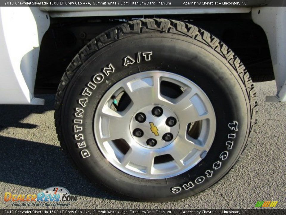 2013 Chevrolet Silverado 1500 LT Crew Cab 4x4 Summit White / Light Titanium/Dark Titanium Photo #22
