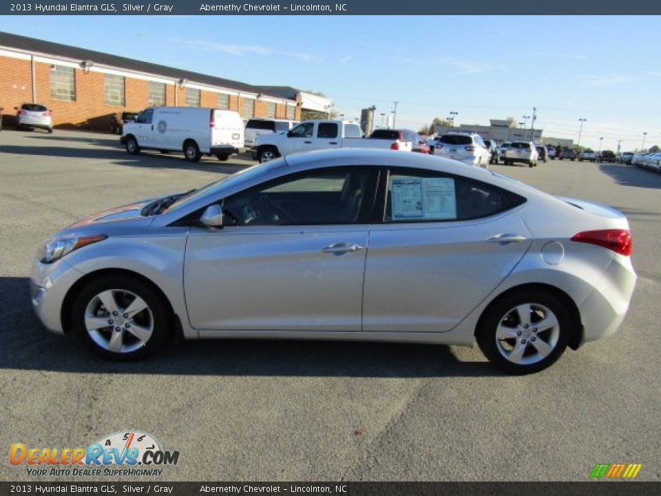 2013 Hyundai Elantra GLS Silver / Gray Photo #3