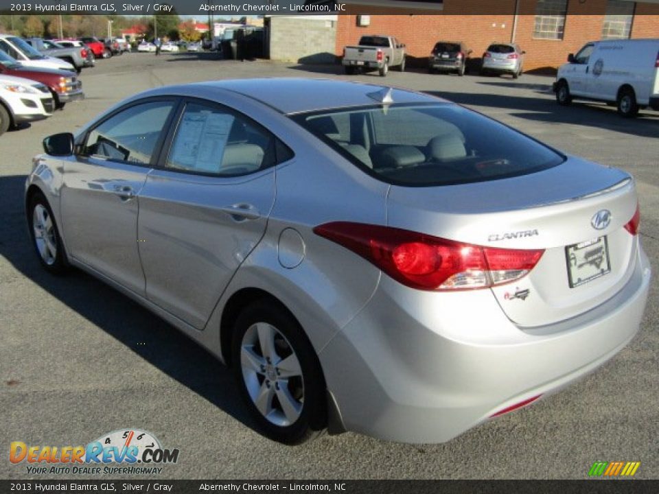 2013 Hyundai Elantra GLS Silver / Gray Photo #4