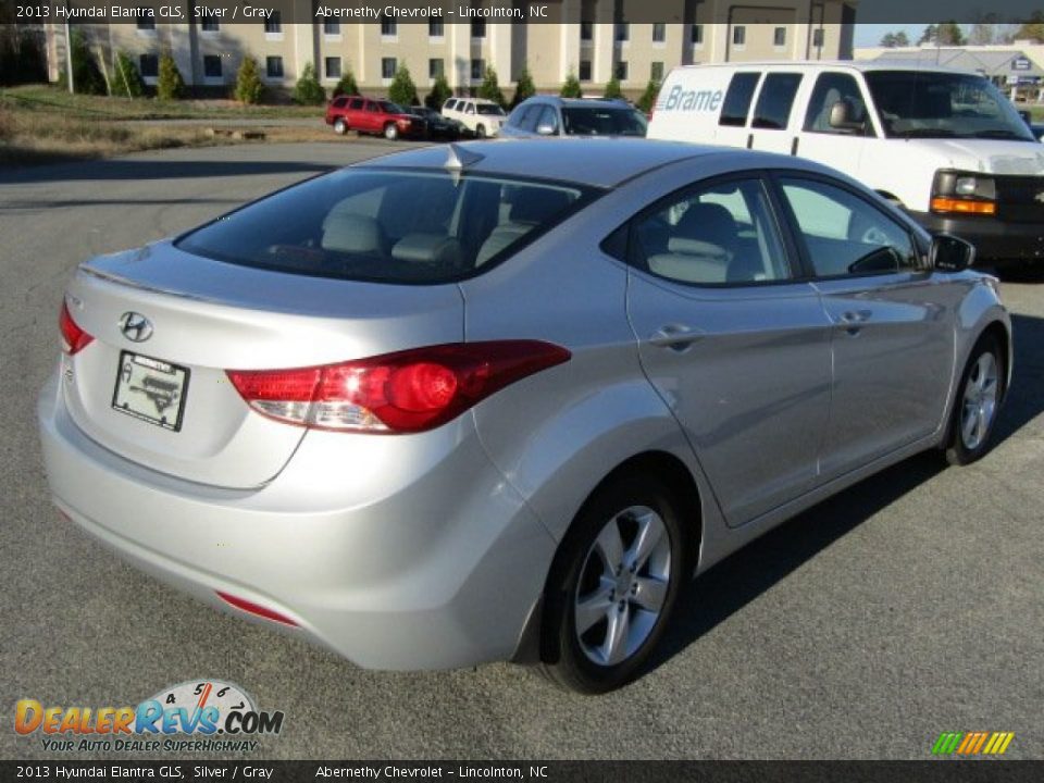 2013 Hyundai Elantra GLS Silver / Gray Photo #5