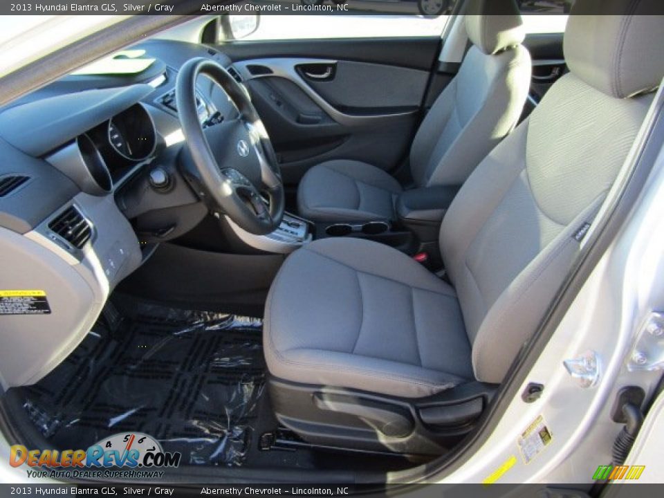 2013 Hyundai Elantra GLS Silver / Gray Photo #9