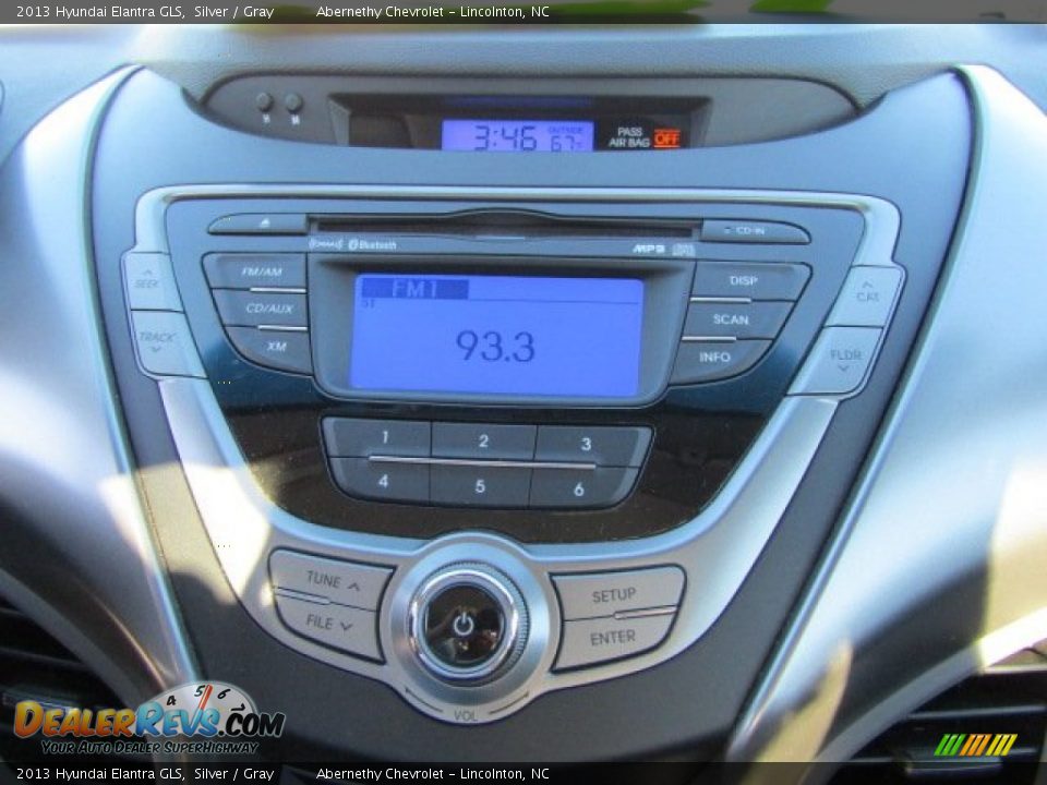 2013 Hyundai Elantra GLS Silver / Gray Photo #14