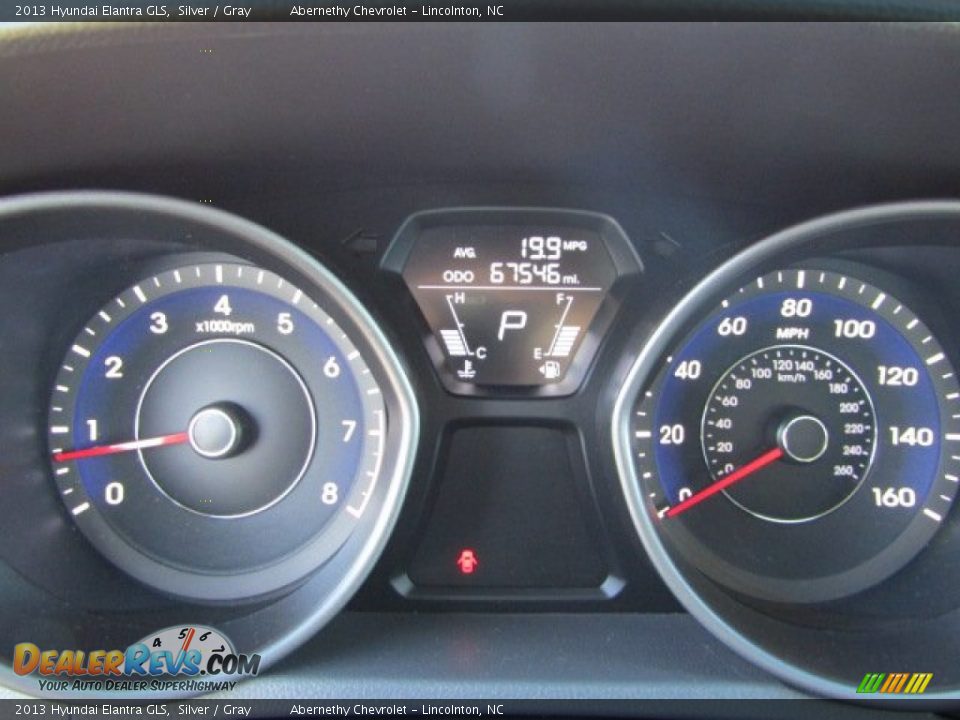 2013 Hyundai Elantra GLS Silver / Gray Photo #16