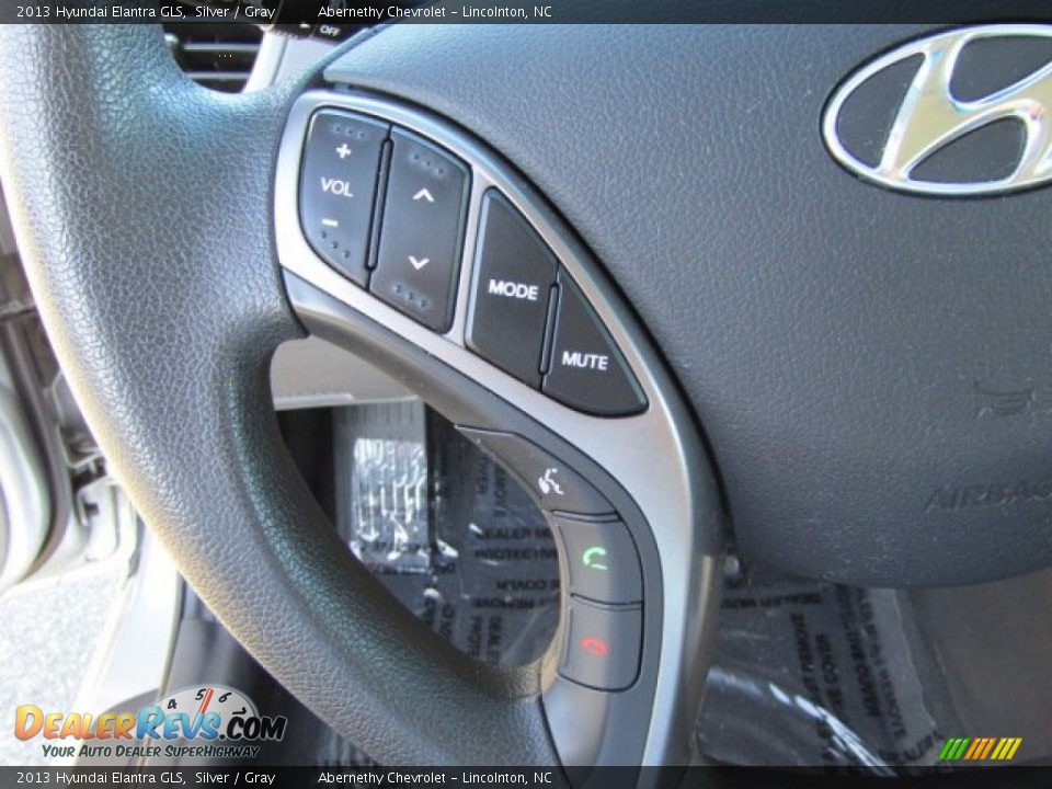 2013 Hyundai Elantra GLS Silver / Gray Photo #17