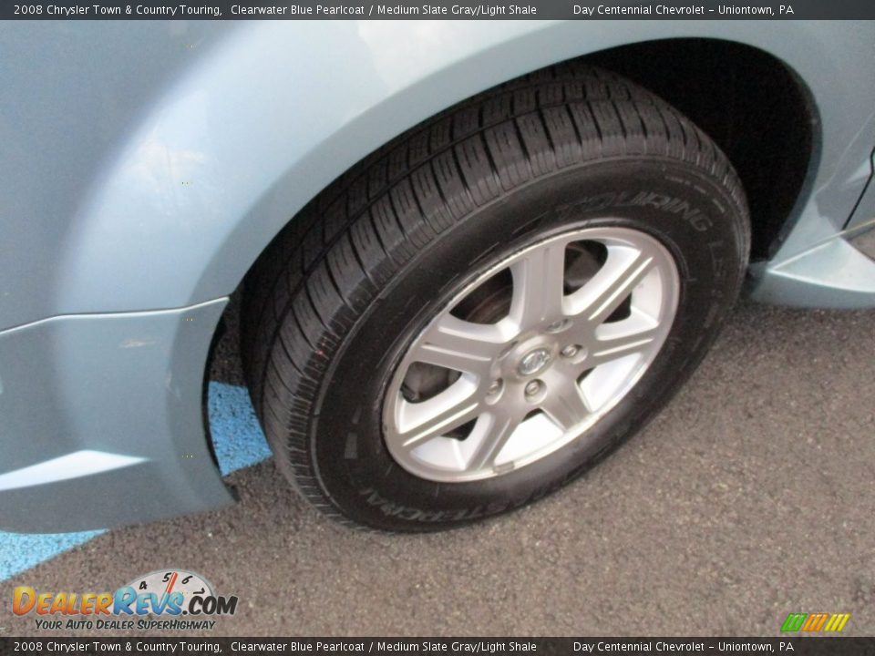 2008 Chrysler Town & Country Touring Clearwater Blue Pearlcoat / Medium Slate Gray/Light Shale Photo #14