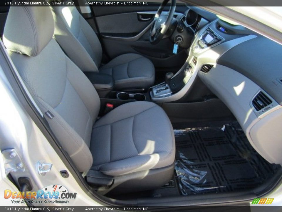 2013 Hyundai Elantra GLS Silver / Gray Photo #21