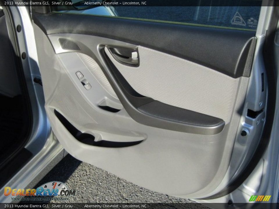 2013 Hyundai Elantra GLS Silver / Gray Photo #22