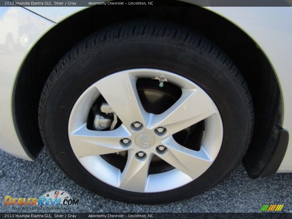 2013 Hyundai Elantra GLS Silver / Gray Photo #24