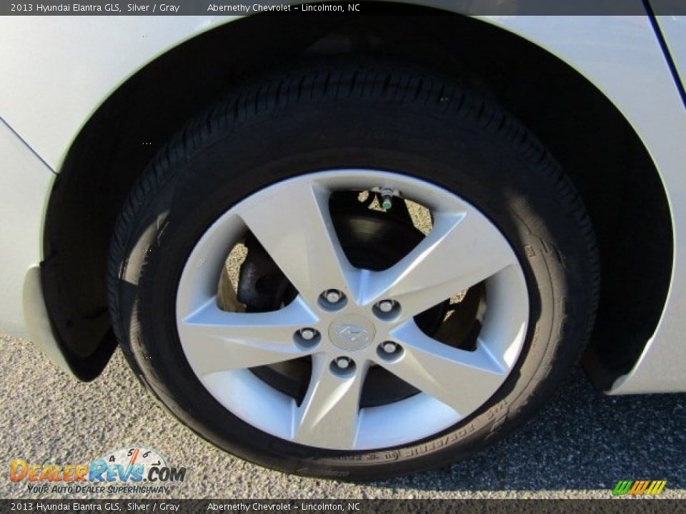 2013 Hyundai Elantra GLS Silver / Gray Photo #26