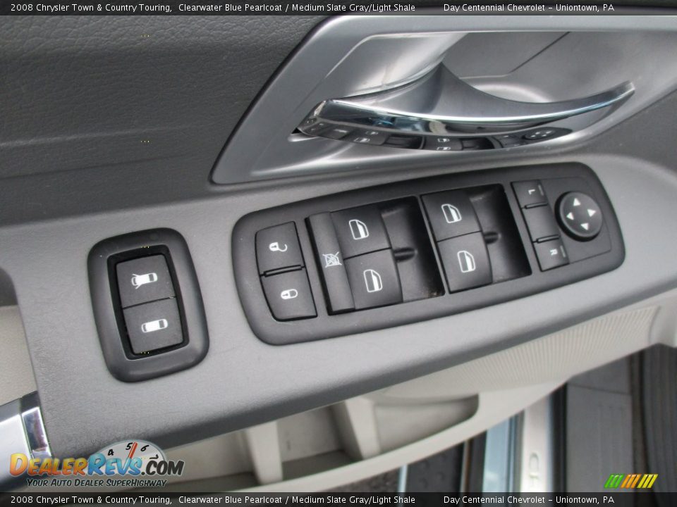 2008 Chrysler Town & Country Touring Clearwater Blue Pearlcoat / Medium Slate Gray/Light Shale Photo #21