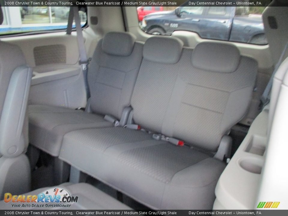 2008 Chrysler Town & Country Touring Clearwater Blue Pearlcoat / Medium Slate Gray/Light Shale Photo #24